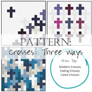 Crosses: 3 Ways a Christian Cross Quilt Pattern image 1