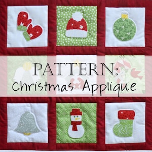 Pattern: Christmas Applique for Quilt and Sewing