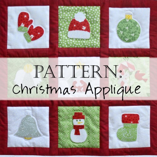 GIFT WRAPPED Christmas Quilt Pattern by Marjorie Rhine for Etsy