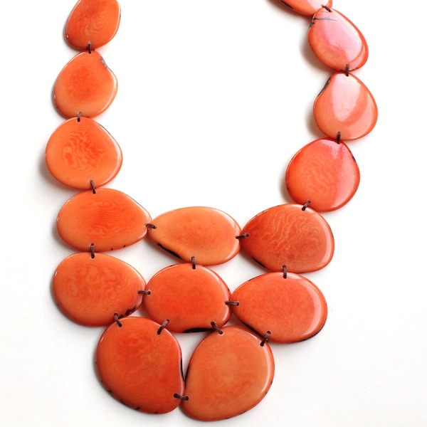 Orange Necklace - Etsy