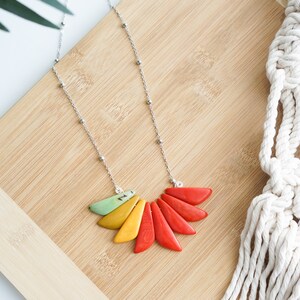Valentine's day gift, Gift for mom, Tagua Necklace, Tagua nut jewelry, Statement Necklace, Boho Jewelry, Gift for her, Women gift, eco