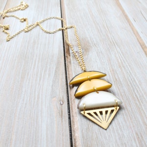 Pendant Necklace, Mothers day grandma necklace, Tagua Necklace, Tagua Nut Jewelry, Gift for her, Summer jewelry, long necklace, eco friendly
