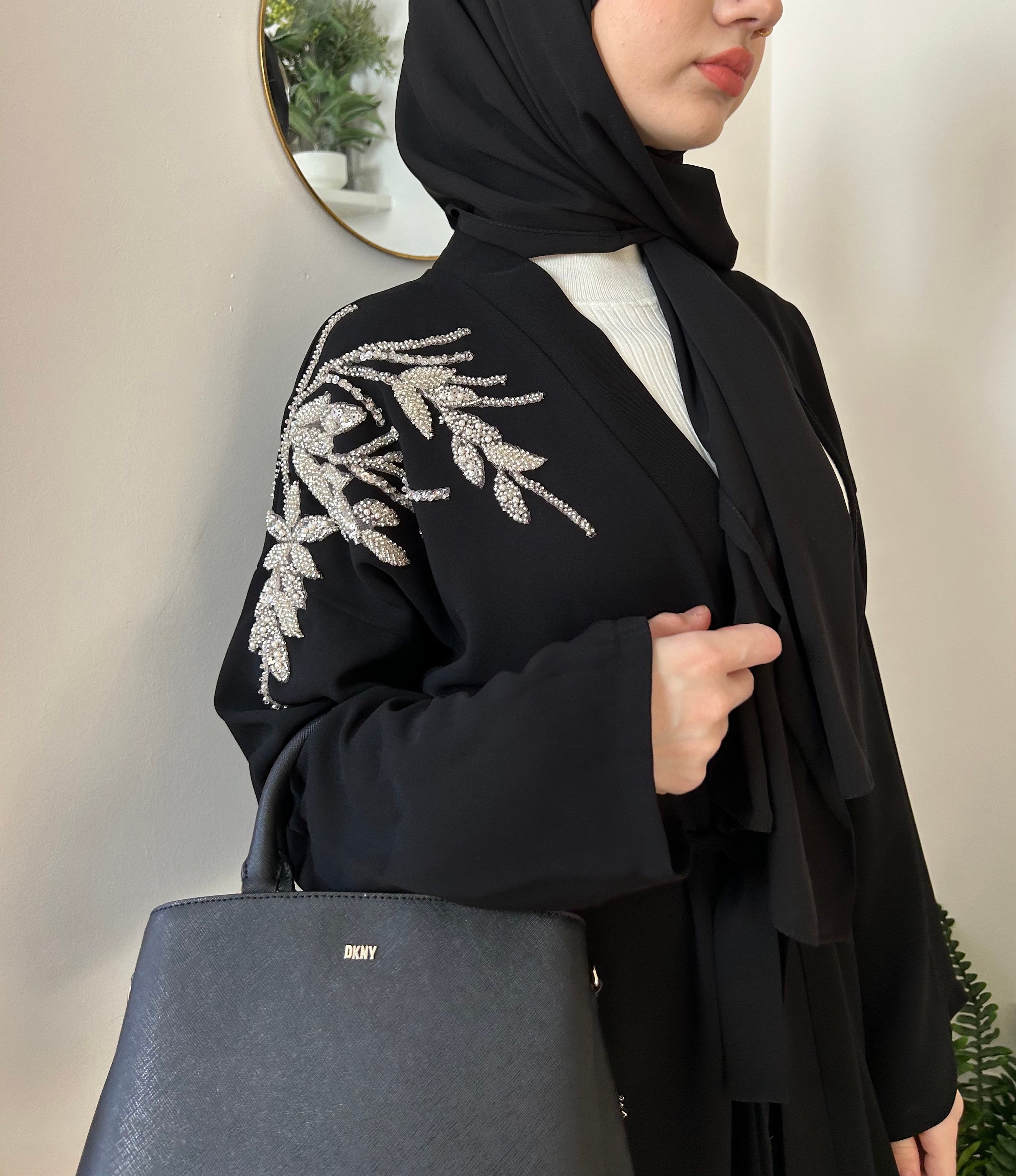 Luxury Abaya With Belt Handstitched Premium Quality Fabric and