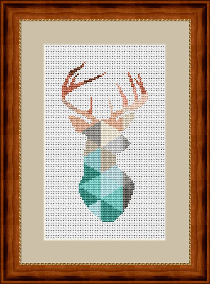 Deer Cross stitch pattern PDF Instant download | Etsy