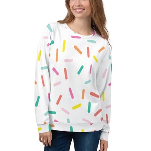 Sprinkles Sweatshirt | Ice Cream Cone Costume | Halloween Costume | Ice Cream Costume | Sundae Costume | Unisex Sweatshirt