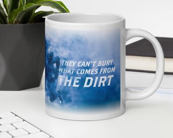 From the dirt | Lion | Football Ceramic Mug | Can&#39;t bury us | Lions Fan | Detroit Football | Gift