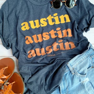 Austin Austin Austin | Texas | Short-Sleeve Unisex T-Shirt