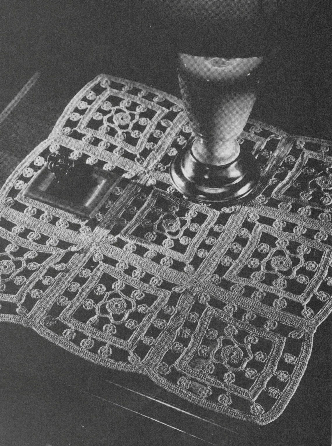 Night Table Vintage Doily Pattern Etsy New Zealand