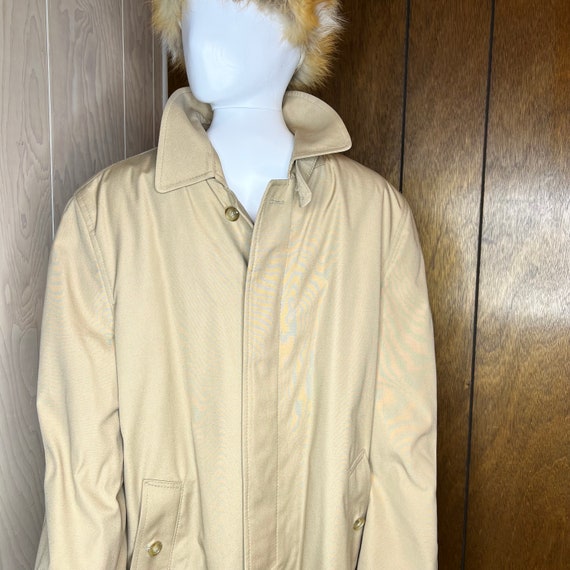 VTG Bradley Jons Wool-lined Trench Coat - image 2