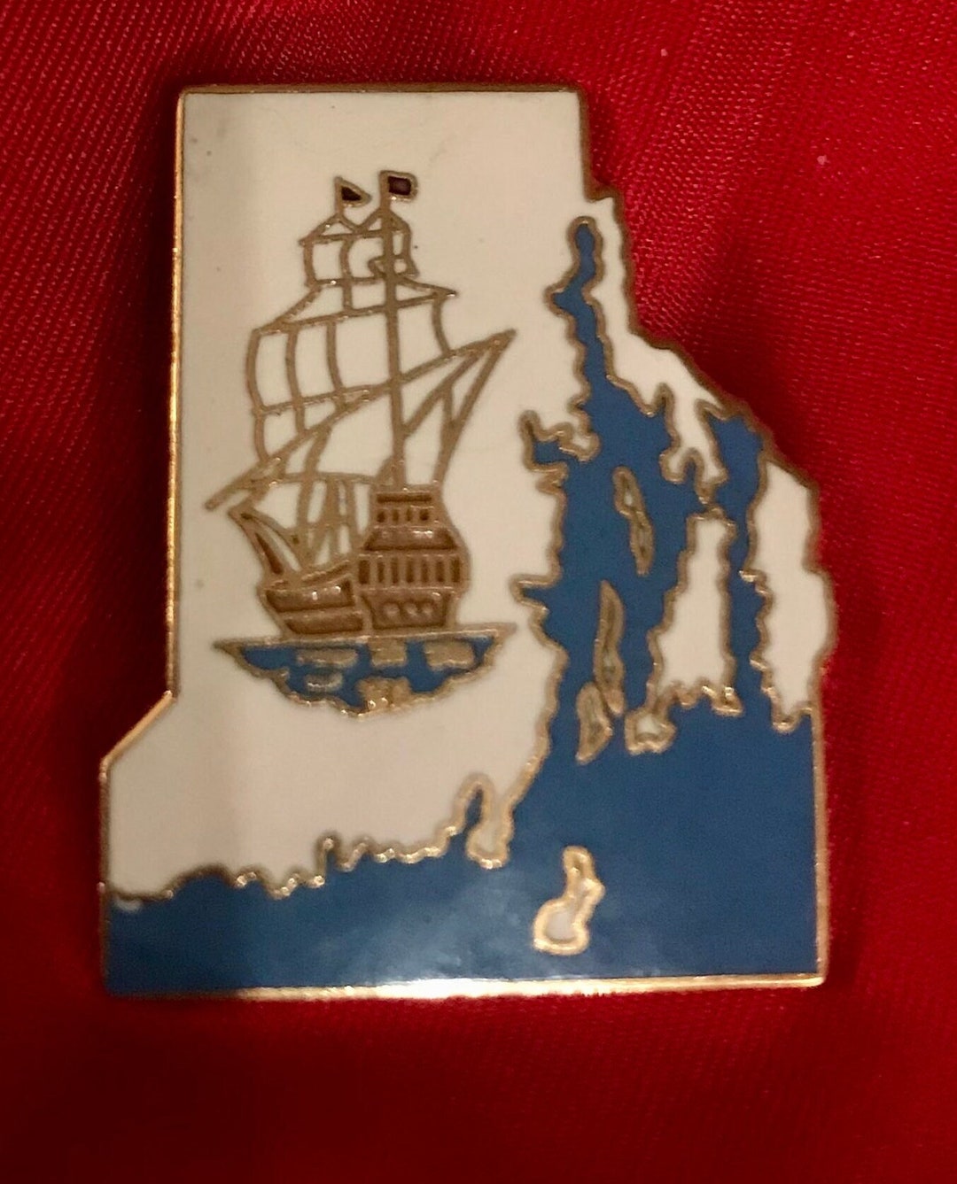 Vintage Mayflower Descendants General Congress Lapel Pin Etsy