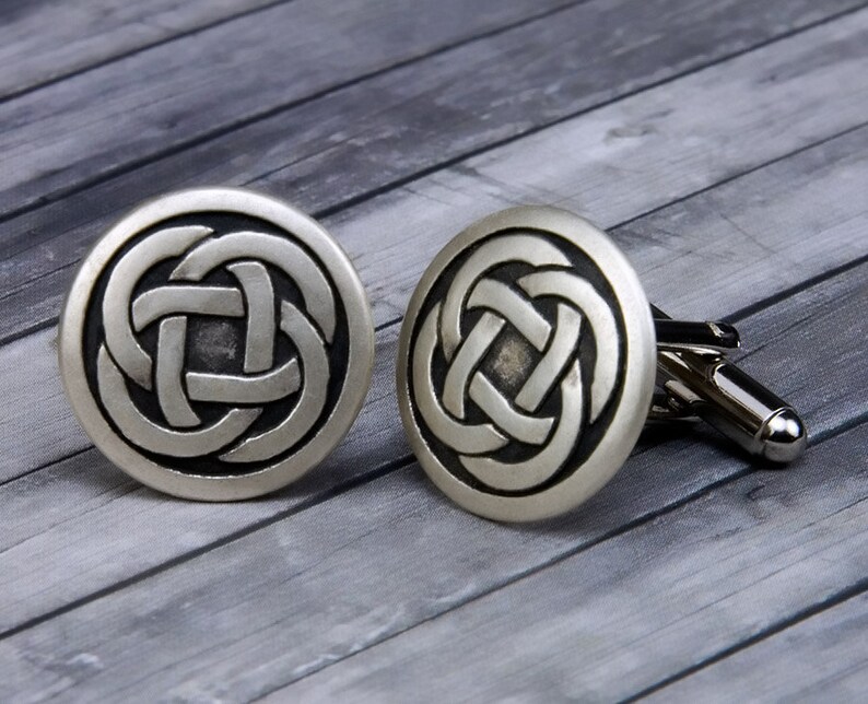 Celtic Knot Cufflinks Celtic Knot Cuff Links Mens Etsy