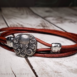 Octopus Bracelet - Womens Leather Bracelet - Mens Leather Bracelet - Tentacles - Leather Wrap Bracelet - Octopus Jewelry - Beach Jewelry