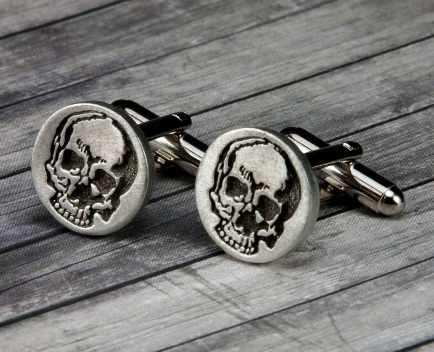 Skull Cufflinks Skull Cuff Links Mens Accessories Mens Etsy