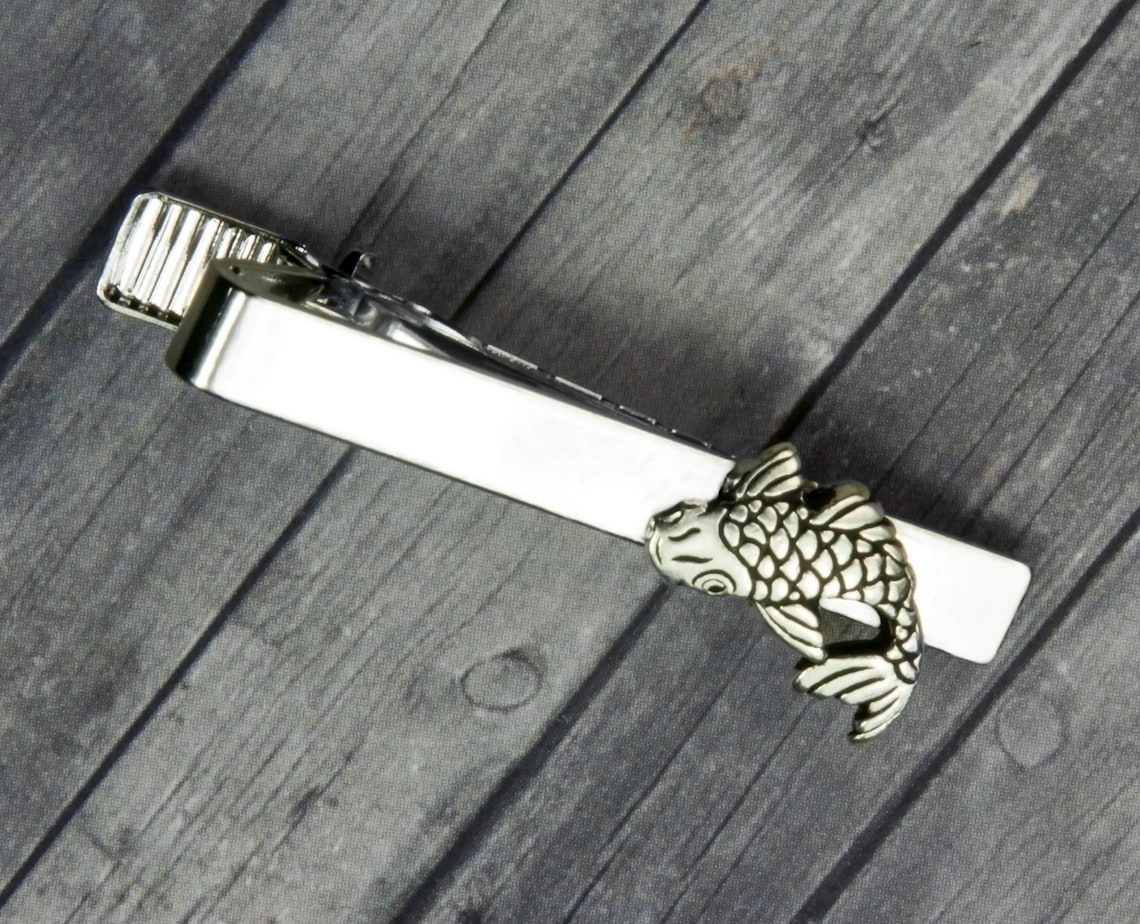 Fun Ocean Fish Tie Clip Set 4PCS Unique Personalized Shark