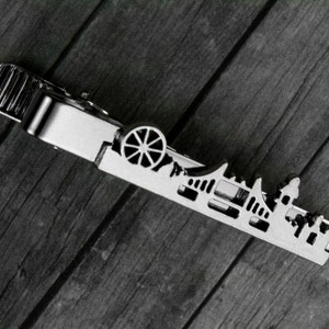 London Tie Clip - London Tie Bar - Wanderlust - Suit and Tie - Mens Jewelry - Mens Accessories - Wedding - Gifts for him - London - England