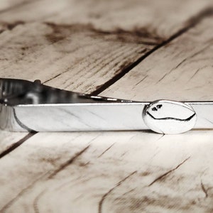 Coffee Bean Tie Clip - Coffee Bean Tie Bar - Mens Accessories - Gifts for Him - Coffee - Coffee Jewelry - Suit accessories - Coffee Gifts