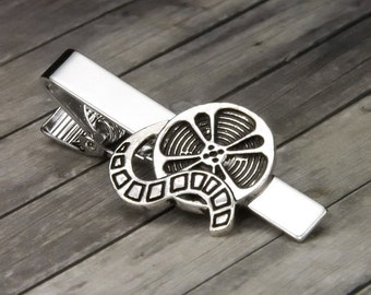 Movie Tie Clip – Movie Tie Bar – Film Tie Clip - Mens Accessories - Mens Gift - Wedding - Gifts for Him - Groomsmen Gift - Film - Movie Reel