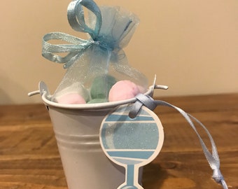 Baby Shower Buckets - Small Round Pails