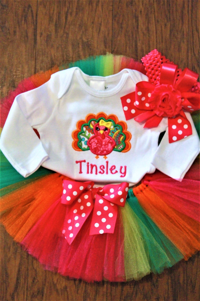 etsy baby girl thanksgiving outfit