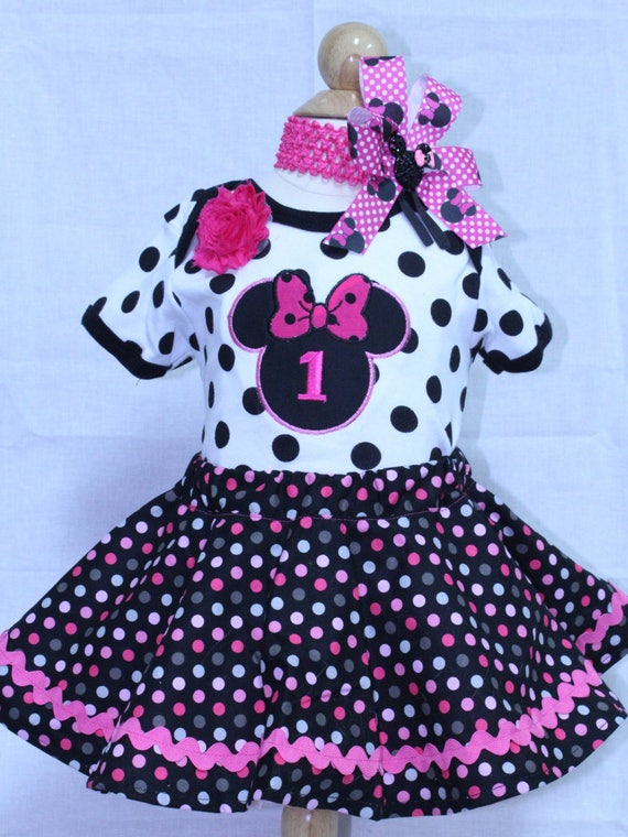 Minnie Mouse 1st Birthday Minnie Mouse First Birthday Minnie Etsy