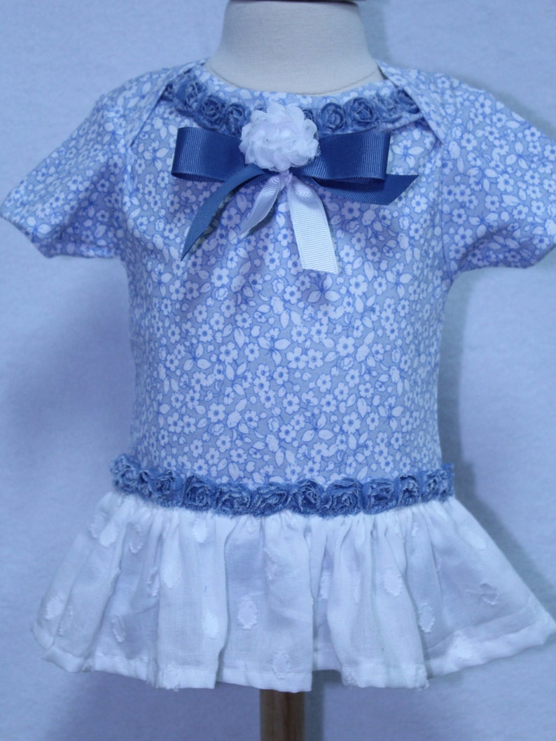 white eyelet baby dress