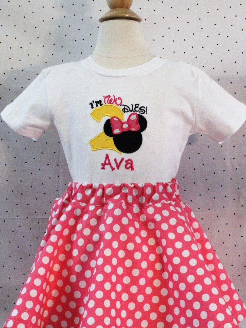 minnie mouse second birthday outfit