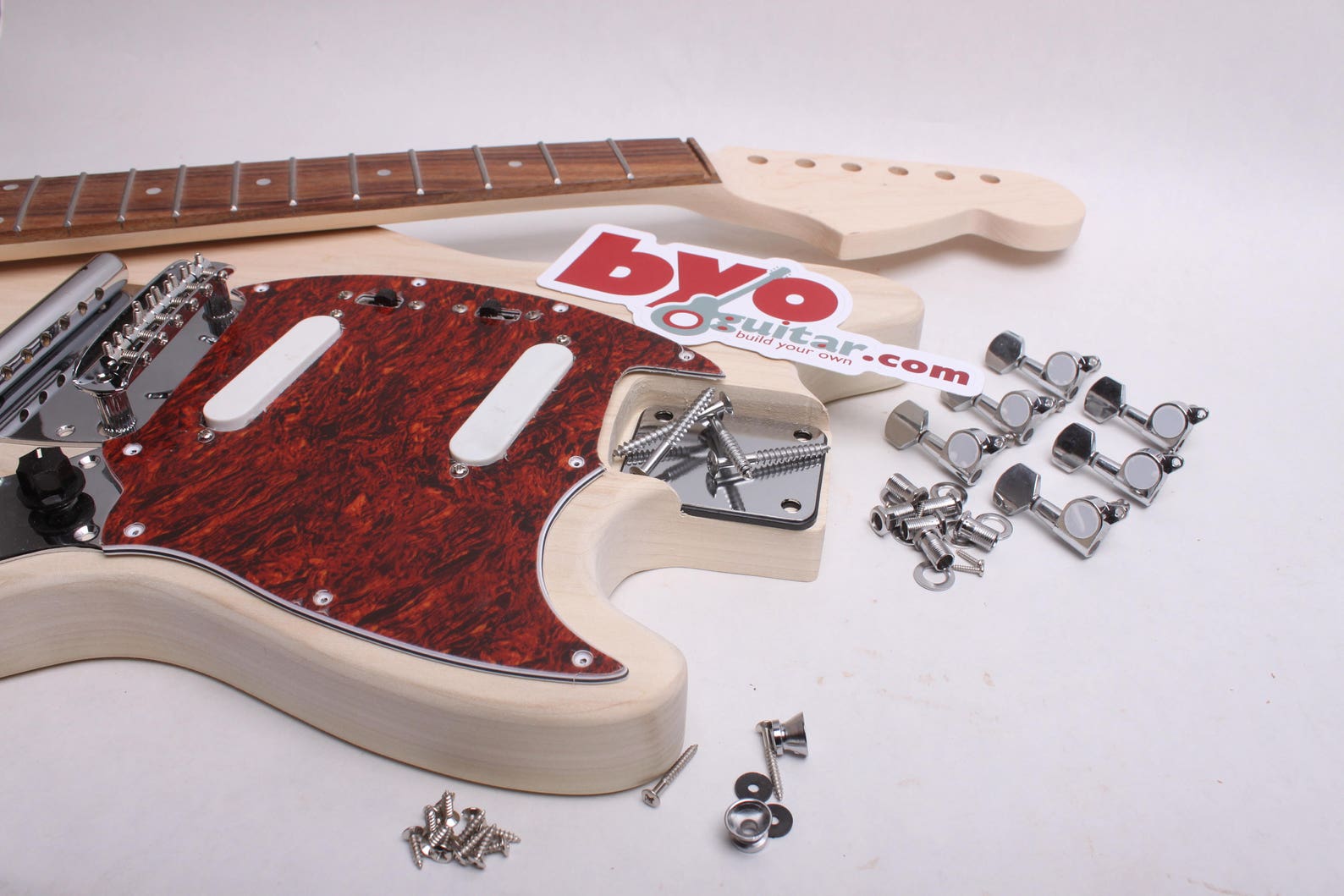 Build Your Own Electric Guitar Kit Custom Shop Mustang Etsy