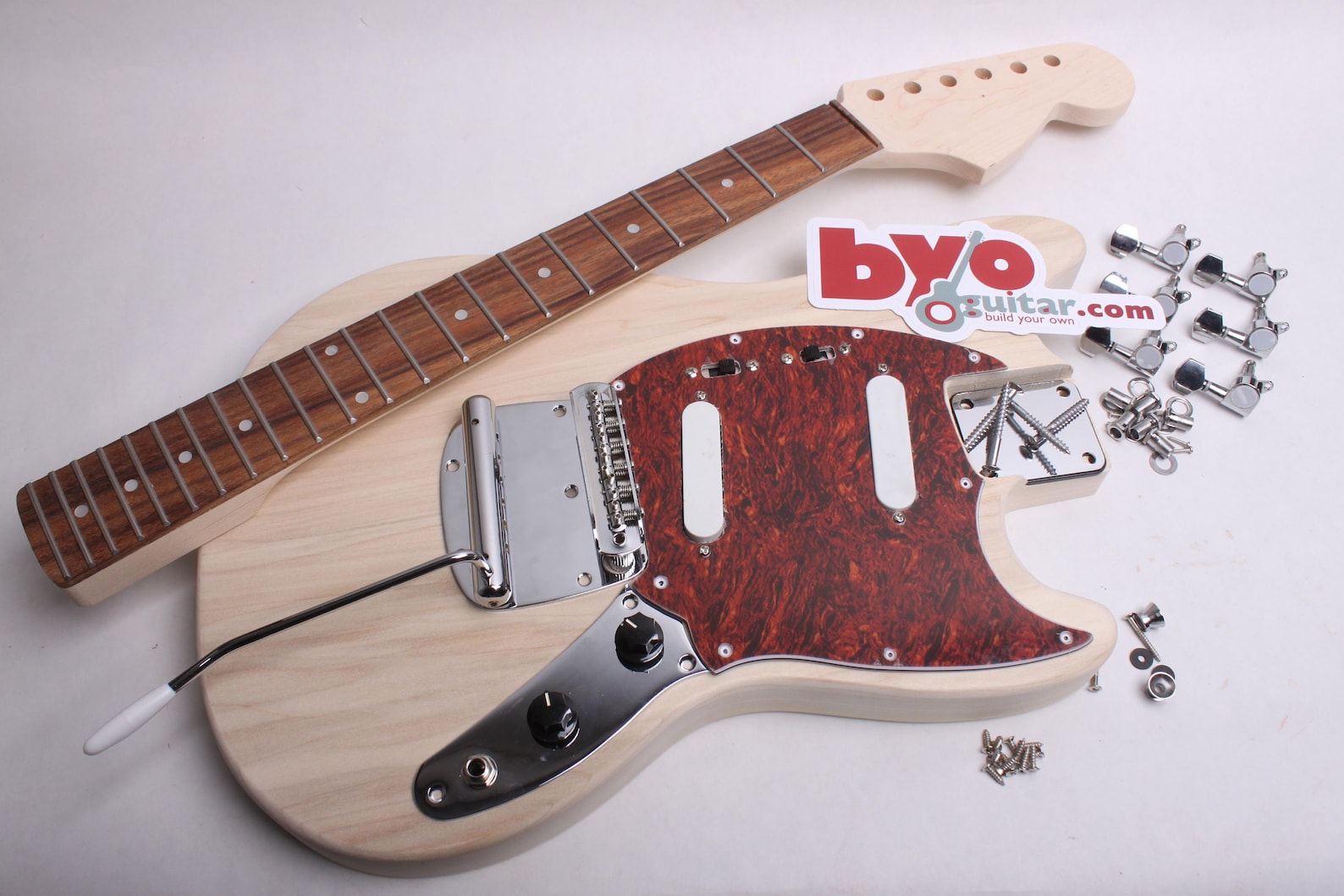 Build Your Own Electric Guitar Kit Custom Shop Mustang Etsy
