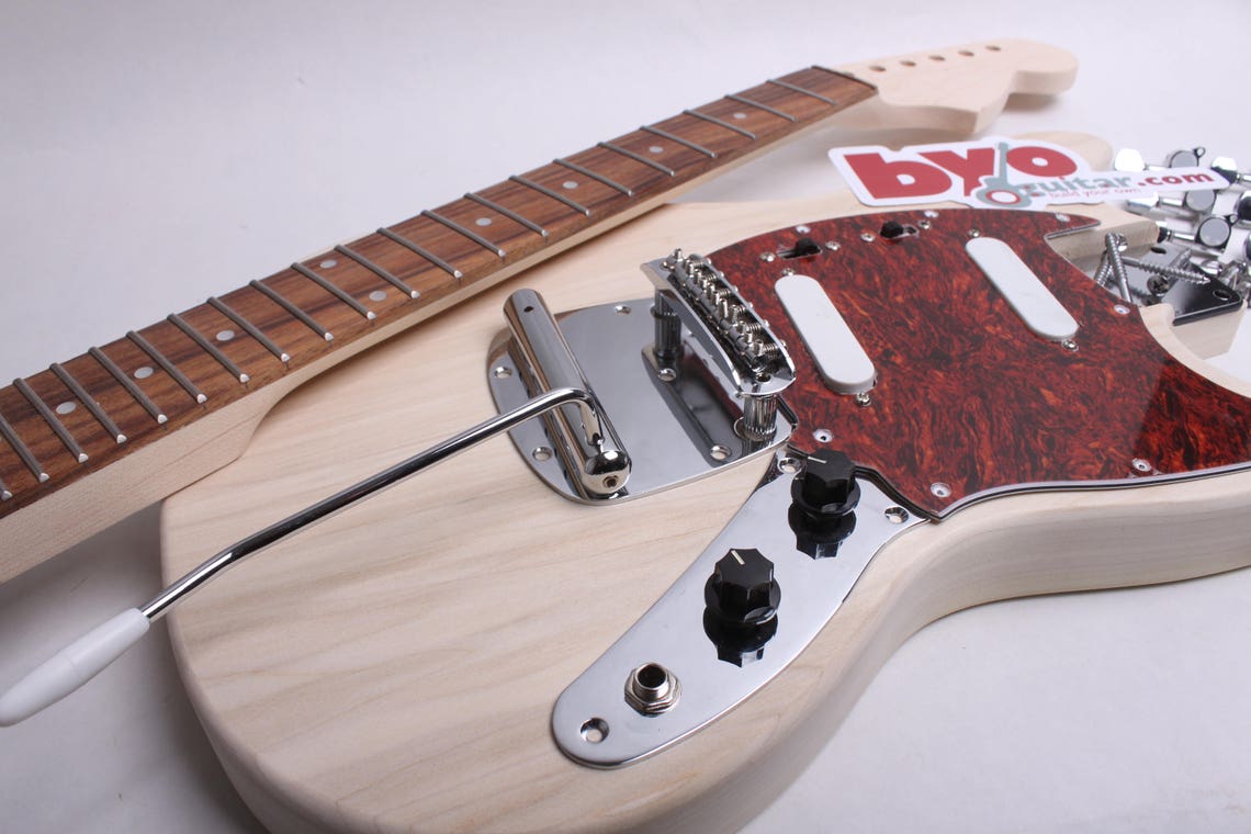 Build Your Own Electric Guitar Kit Custom Shop Mustang Etsy