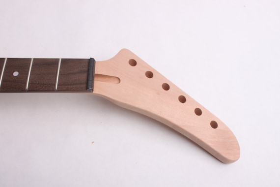 Custom Explorer Style Neck-through DIY Electric Guitar Kit ，6