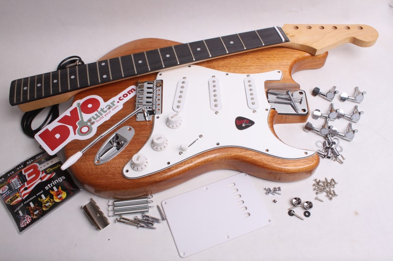 Build Your Own Electric Guitar Kit Strat Kit Finished with Etsy