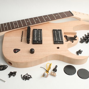 Build Your Own Electric Guitar Kit - Blackout 7 String JS Kit