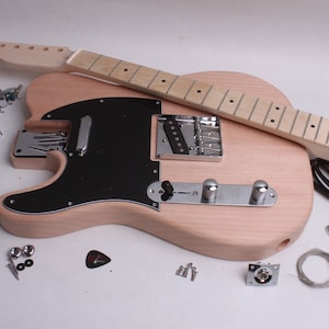 BYOGuitar Kit de guitarra zurdo estilo tele