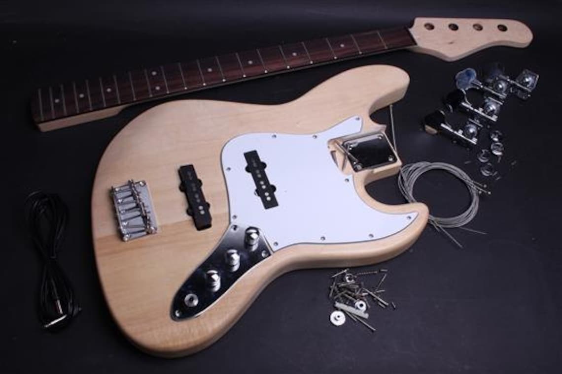 Build Your Own Electric Bass Kit J Bass Etsy