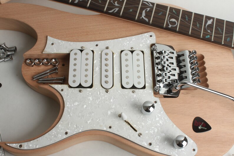 Build Your Own Electric Guitar Kit Lefthanded JEM Style Etsy