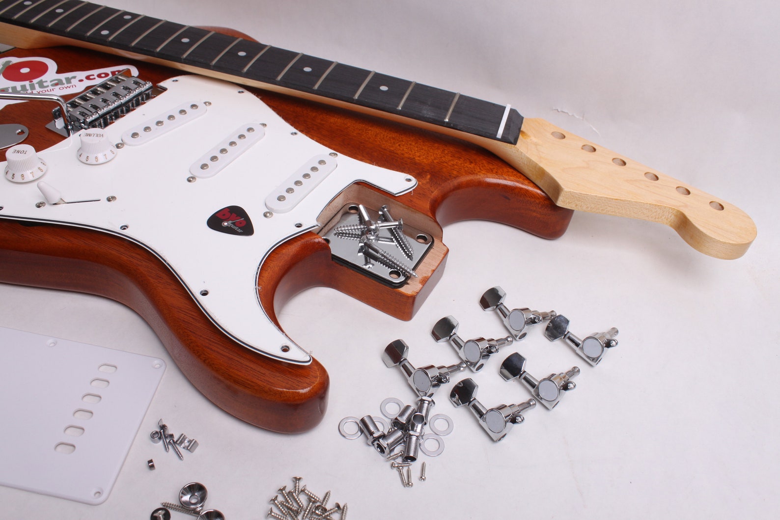 Build Your Own Electric Guitar Kit Strat Kit Finished with Etsy