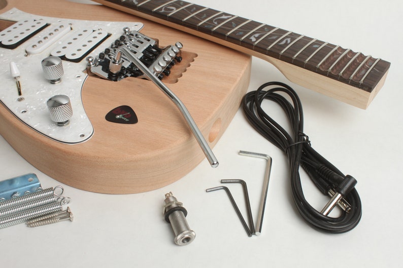 Build Your Own Electric Guitar Kit Lefthanded JEM Style Etsy