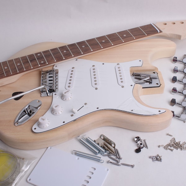 BYOGuitar ST Style  Guitar Kit  2022 Unfinished
