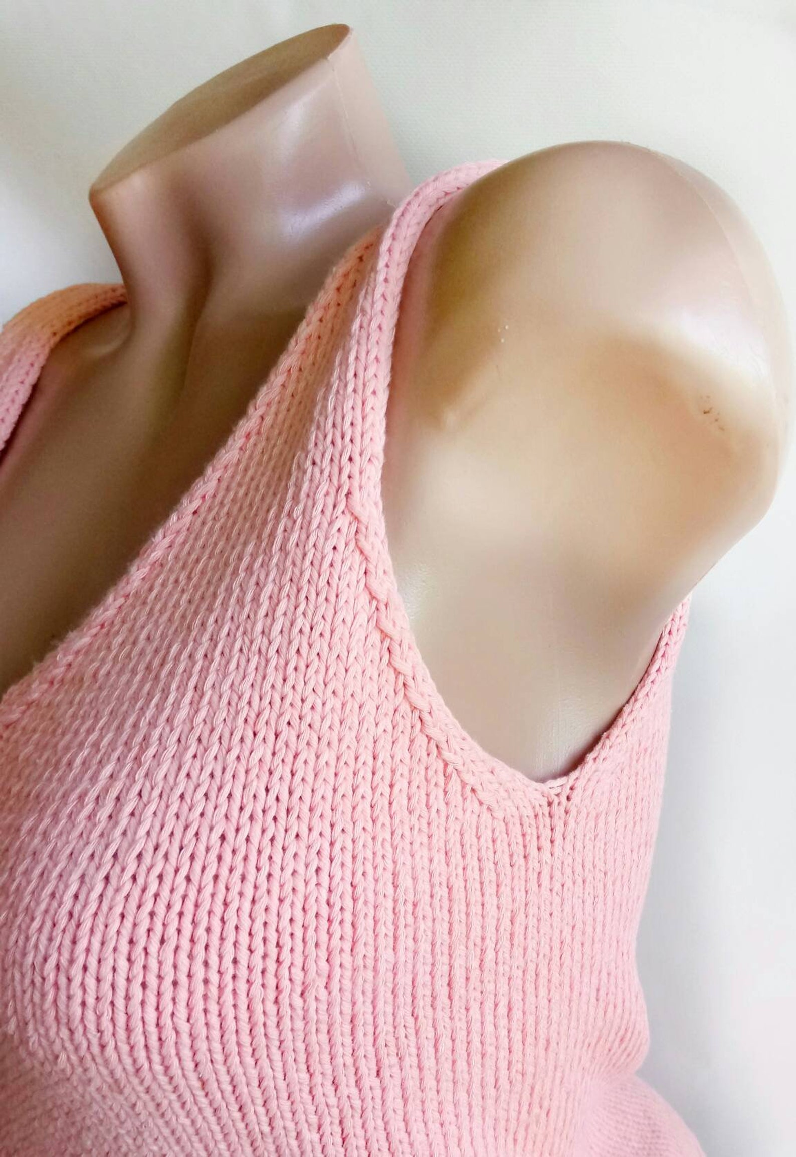 Cotton Knit Top Loose Tank Knit Top Summer Top Women Tank Tops Etsy