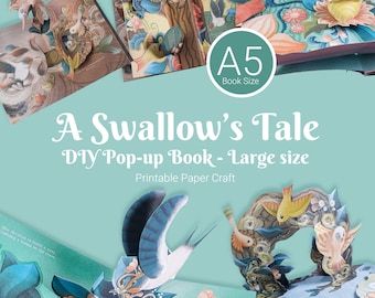 Pop-Up Book: DIY Kindness Paper Craft Kit (Printable Digital Download)