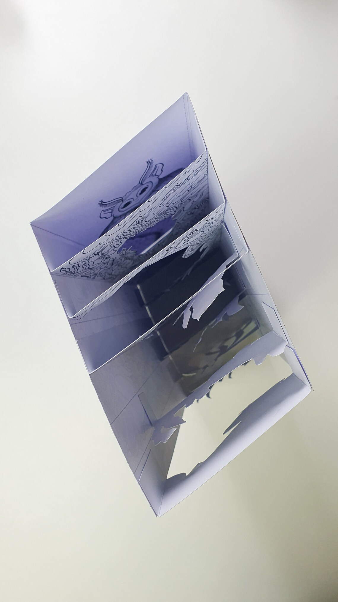 Forest Creatures Coloring Paper Book Nook Kit, Paper Crafting Idea for