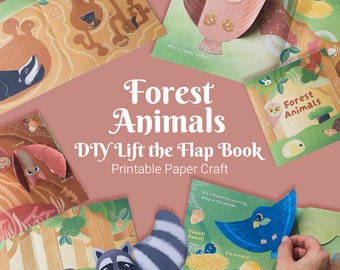 Easy DIY lift the flap book for young children, DIY toddler book, handmade gift for your children