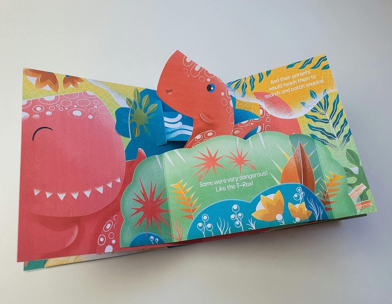 Dinosaurs DIY Pop-Up Book: Printable Family Activity (Digital Download) image 5