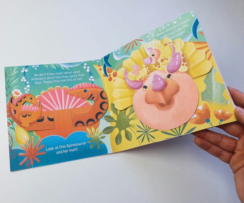 Dinosaurs DIY Pop-Up Book: Printable Family Activity (Digital Download) image 4
