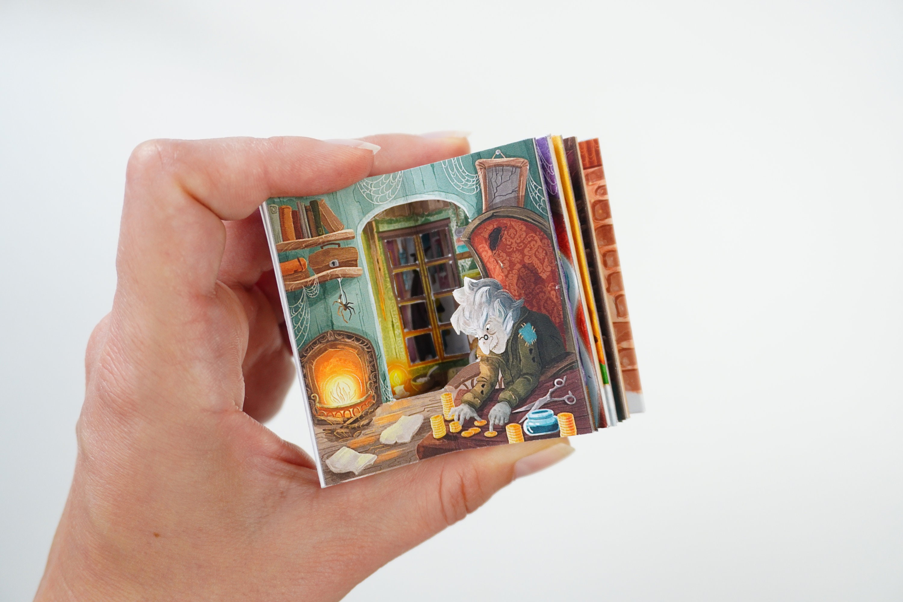 Christmas Carol Miniature Carousel Book, DIY Paper Craft Kit, Fun ...