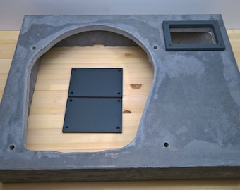 Garrard 401 nuovo GFR plinto di cemento / vetro telaio in fibra di cemento armato 10 "- 14"