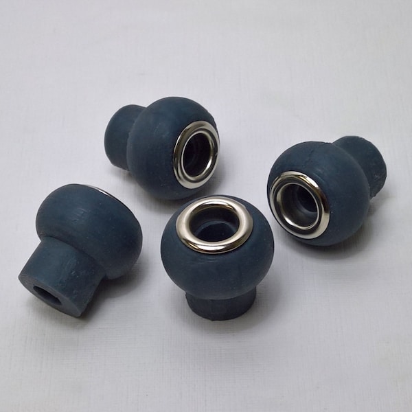 4 x The BEST Mushrooms Grommet in Black or Gray / Thorens TD-124 TD224 TD135 cb909 cb1236