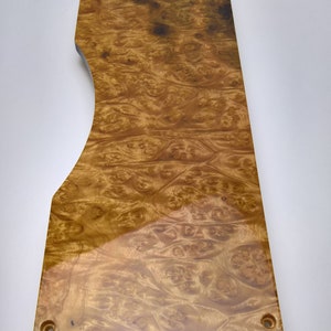 Tone Arm Panel made of MPX and Madrona burl veneer for Technics SL-1100 / 110