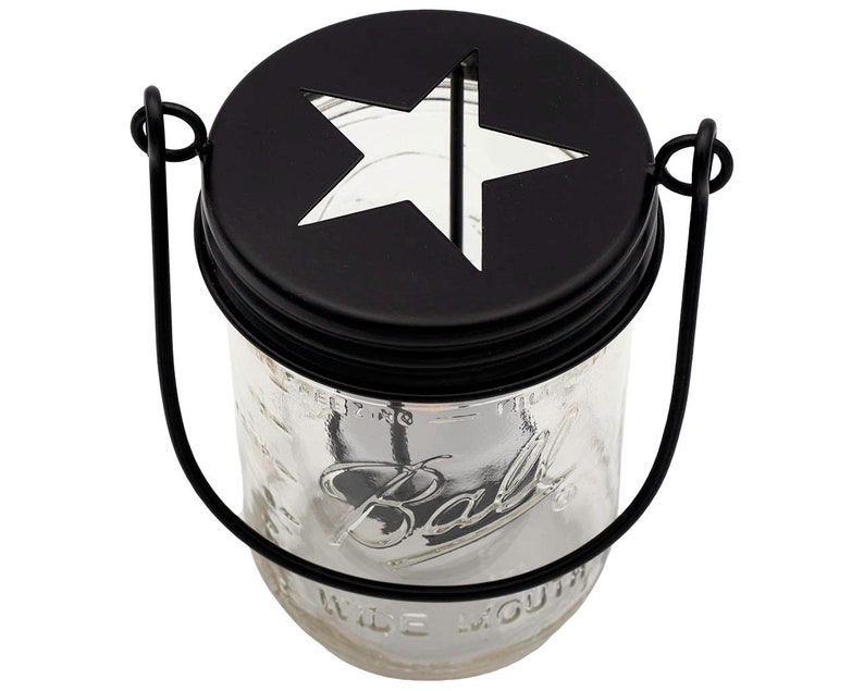 Mason Jar Tea Light Candle Holder Lids with Handles 3 Pack Etsy