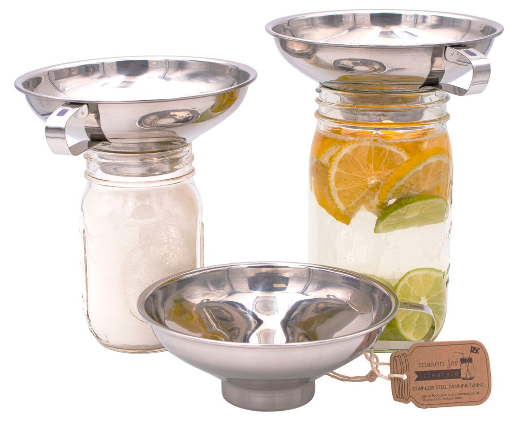 Stainless Steel Canning Funnel for Mason Jars Etsy